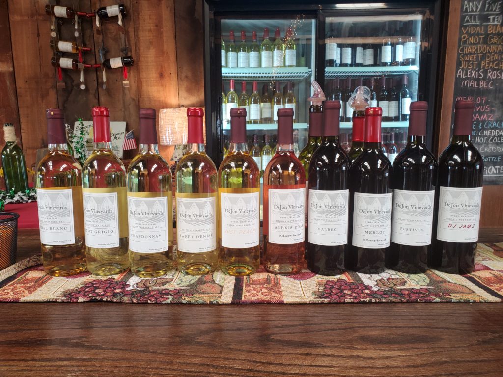 picture of wine selection